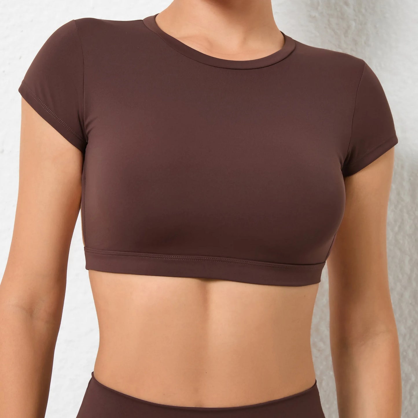 Backless Yoga Crop Top