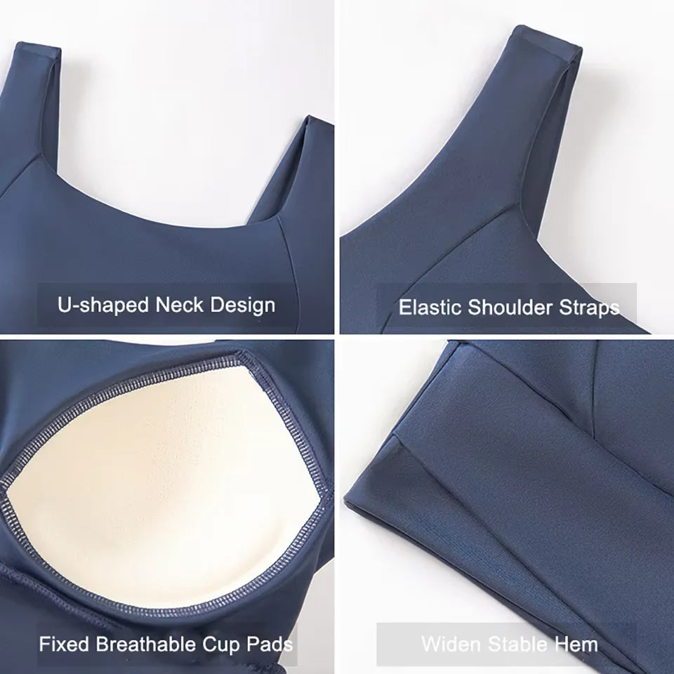 Sports Yoga Bra Nylon Soft Stretchy