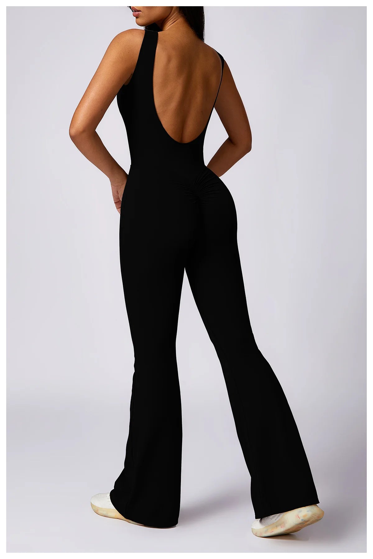 Scrunch Butt Jumpsuit Gym Set