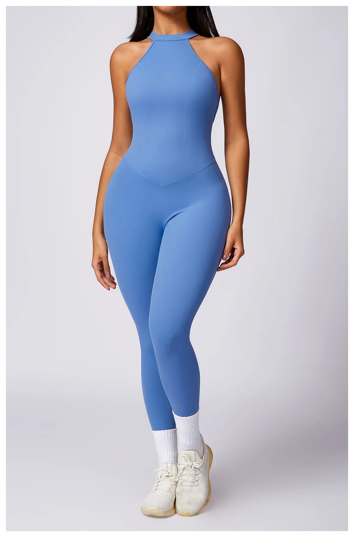 Romper Backless Set Workout Jumpsuit Fitness Bodysuit