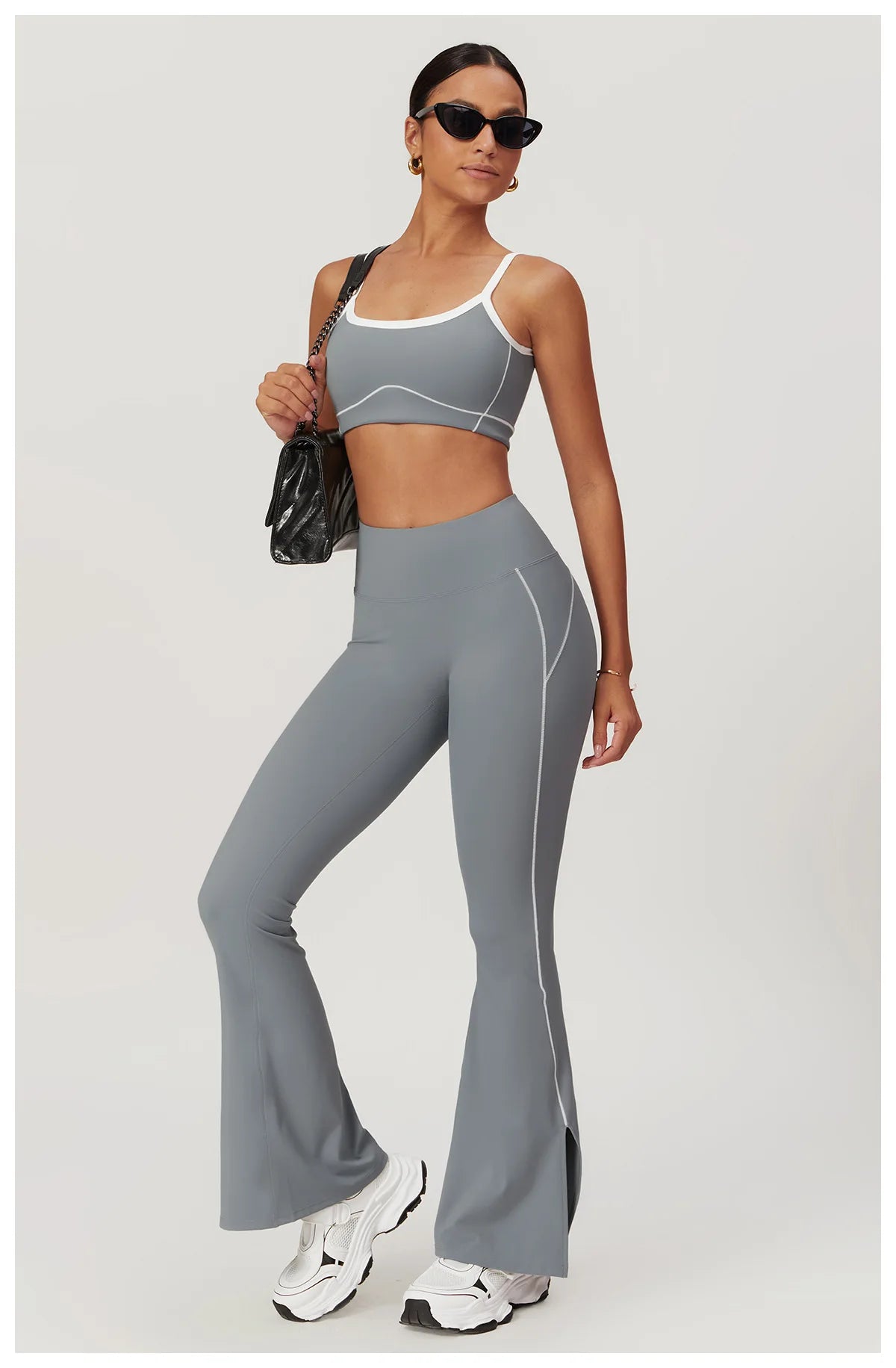 2PCS Yoga Set Women Clothes Workout Set Sportswear Gym Clothing