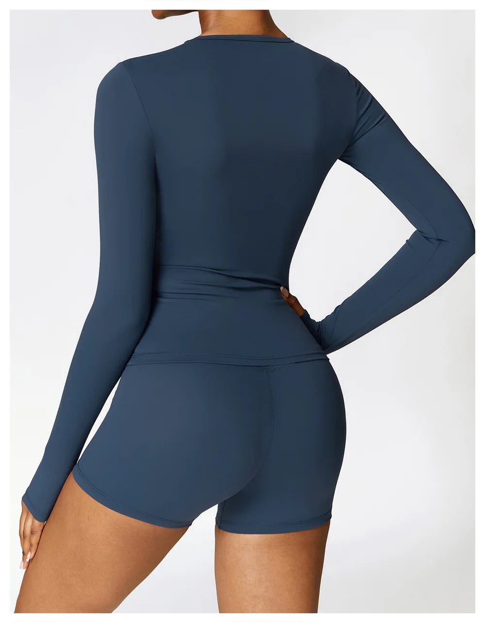 Long Sleeve Fitness Crop Top