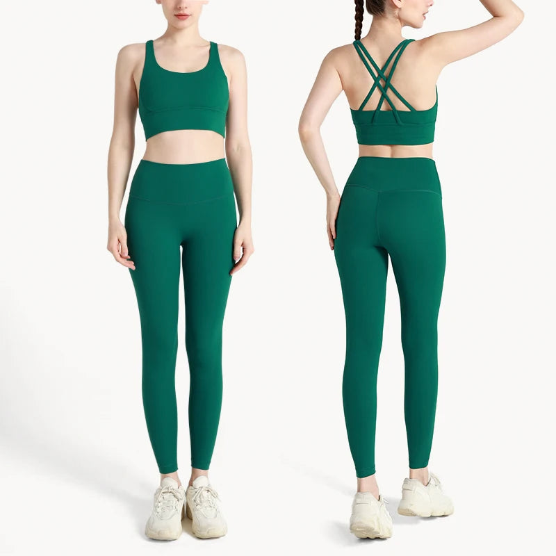 2 Piece Yoga Clothes Women's Tracksuit