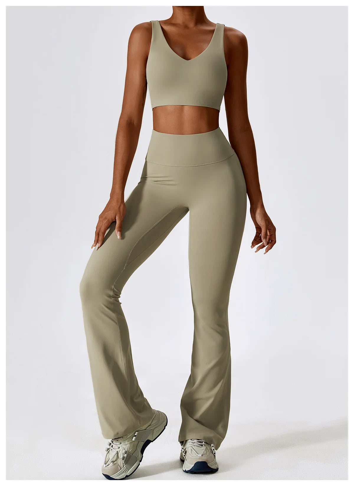 2 Pieces Women Tracksuit Yoga Set