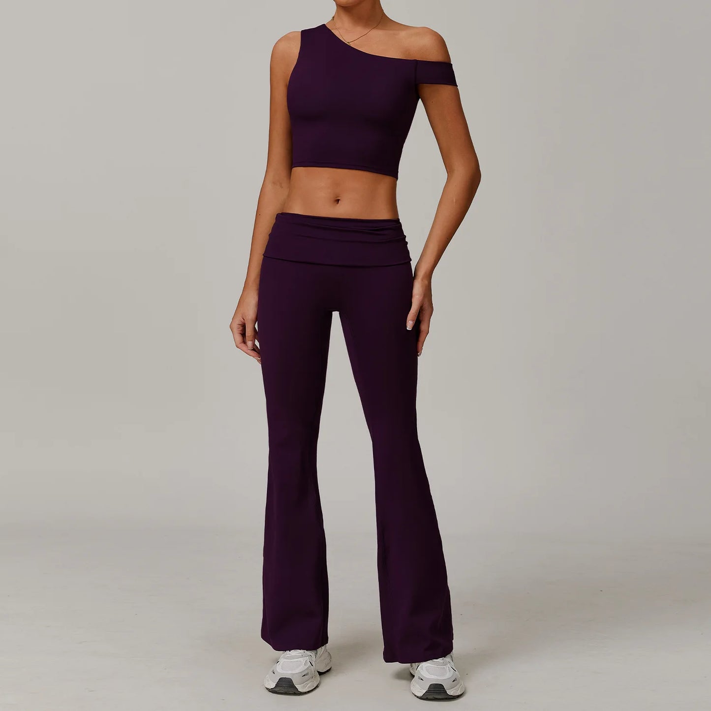 2 Piece Fitness Sportswear Gym Tracksuit High Waist Leggings