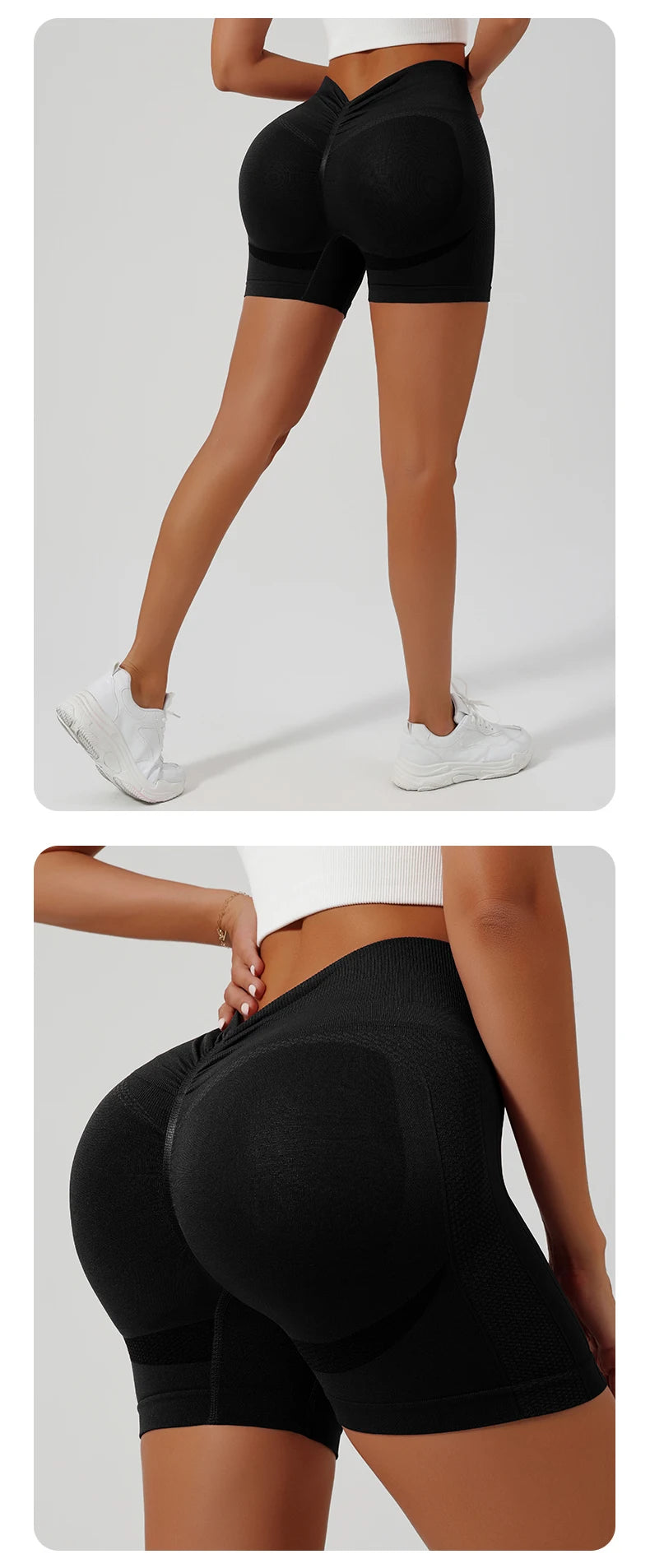 Women Seamless Yoga Shorts High Waist Workout Shorts Running Naked Feeling Breathable Fitness Pants Outwear Tight Shorts