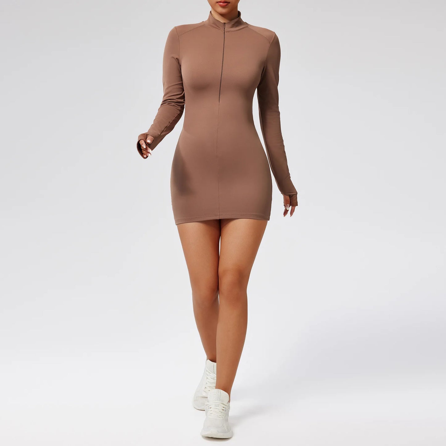 Fitness Bodysuit Sportswear Gym Set Women Clothes Jumpsuit Long Sleeved