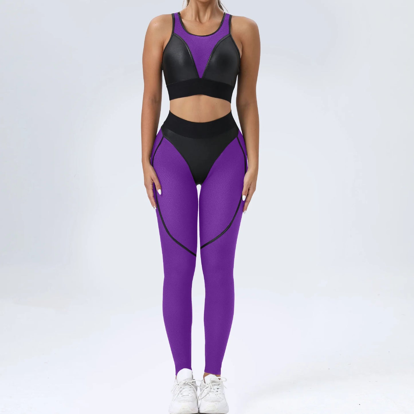 Fitness Sexy Sports Suit Women Yoga Set 2 Pieces