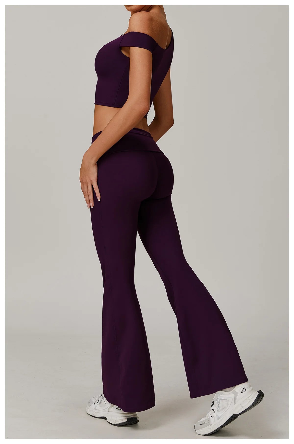 2 Piece Fitness Sportswear Gym Tracksuit High Waist Leggings