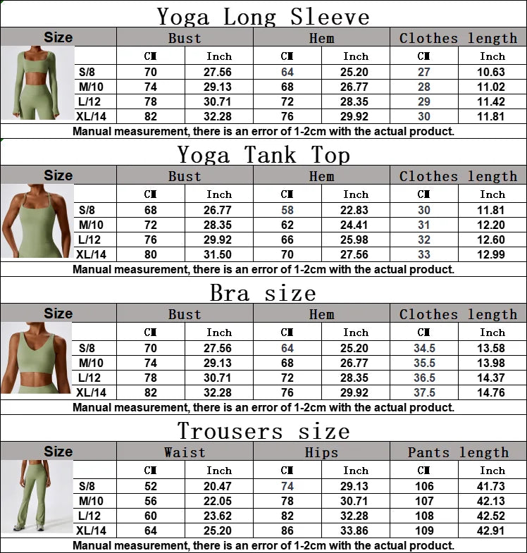 2 Pieces Women Tracksuit Yoga Set