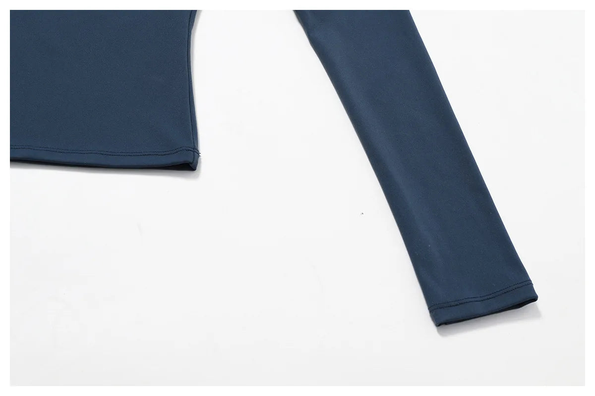 Long Sleeve Fitness Crop Top