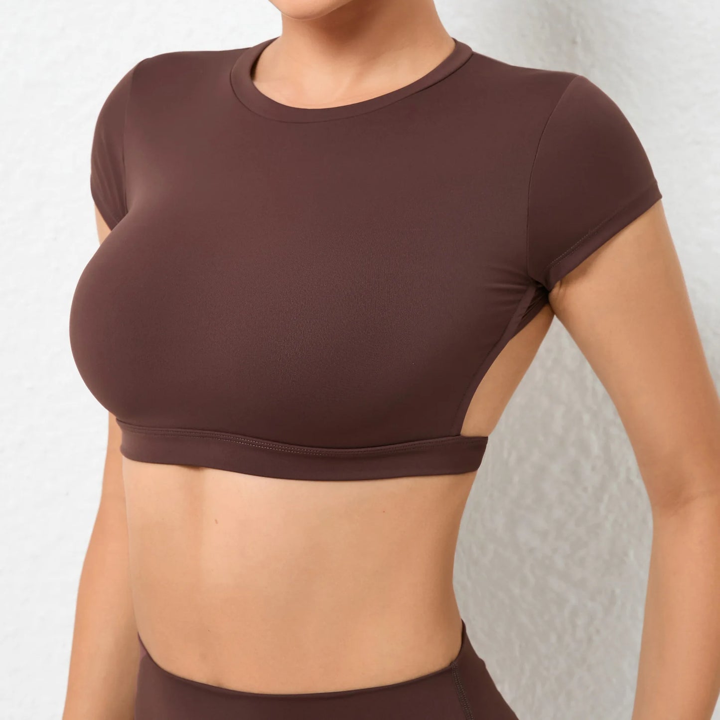 Backless Yoga Crop Top