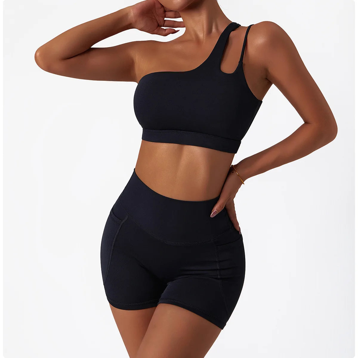 2PCS Seamless Women Tracksuit Yoga Set Workout Sportswear