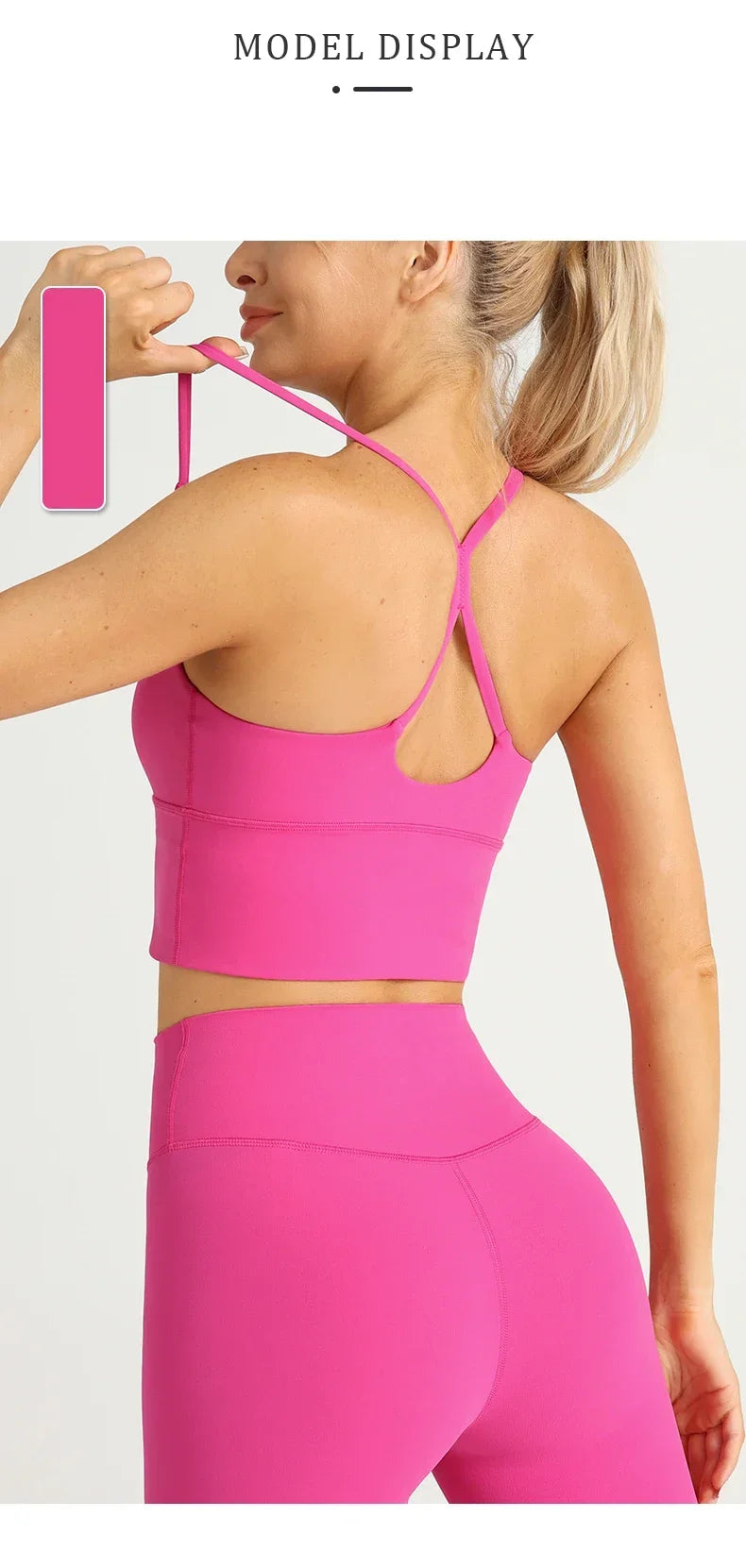 Cross Back Y Shape Sports Bra