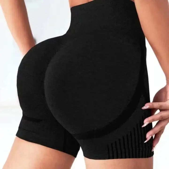 Women Butt Lifting Sports Shorts High Waist Hip Elastic Tummy Control Yoga Shorts Pants Breathable Quick Dry Cycling Short Pants