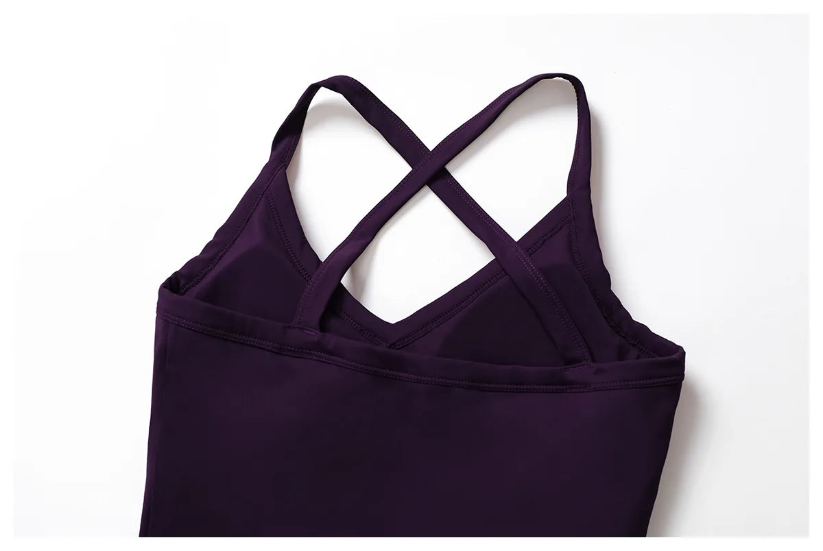 Yoga Boilersuit Sleeveless Women's Sportswear Gym Jumpsuits Workout Clothes