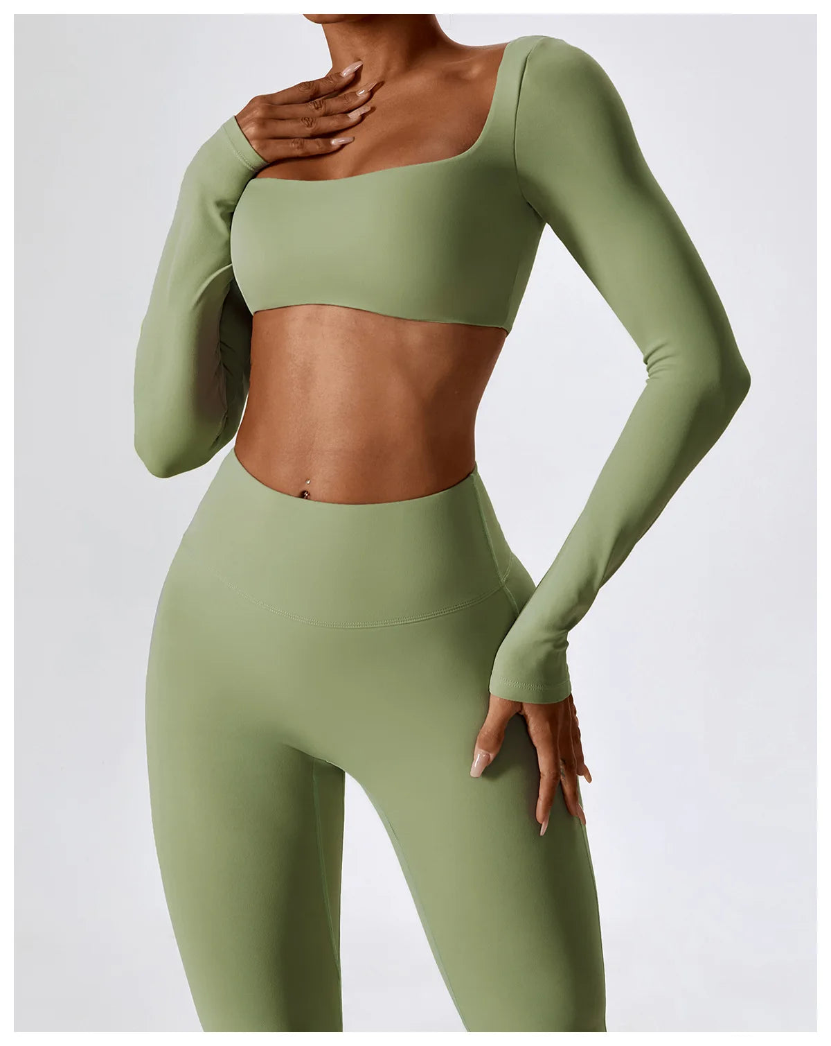 2 Pieces Women Tracksuit Yoga Set
