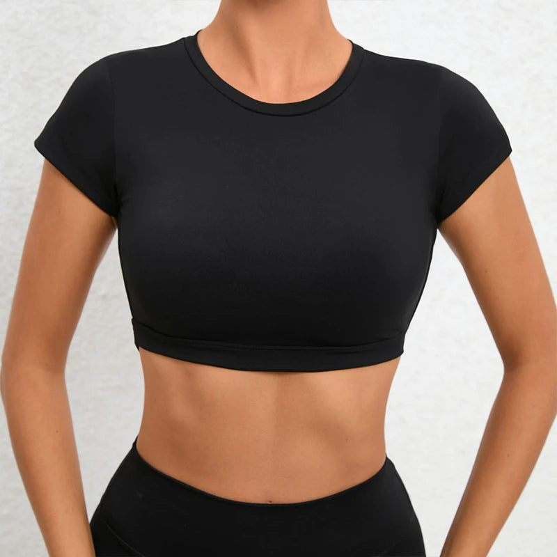 Backless Yoga Crop Top