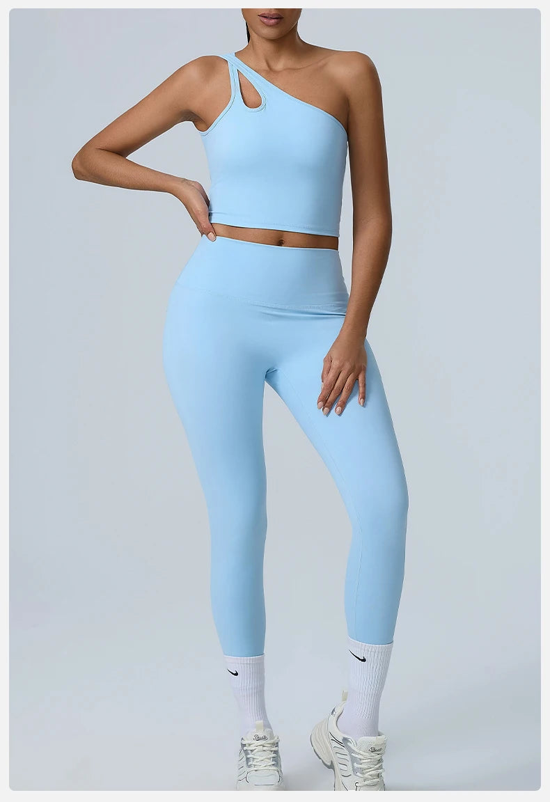 2PCS Seamless Yoga Women Sexy Set Athletic Wear