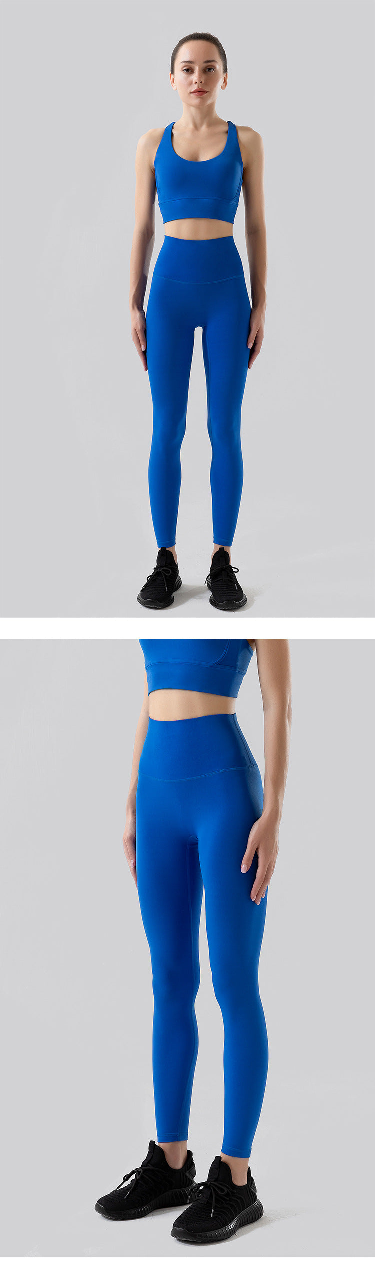 Sportswear Yoga Set Leggings and Tops Fitness