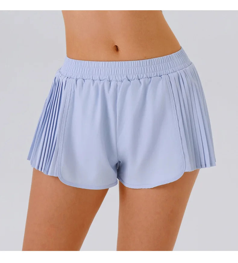 2025 New Summer Gym Running Shorts Casual Quick Dry Sports Shorts Women Biker Cycling Shorts Athleisure Yoga Shorts