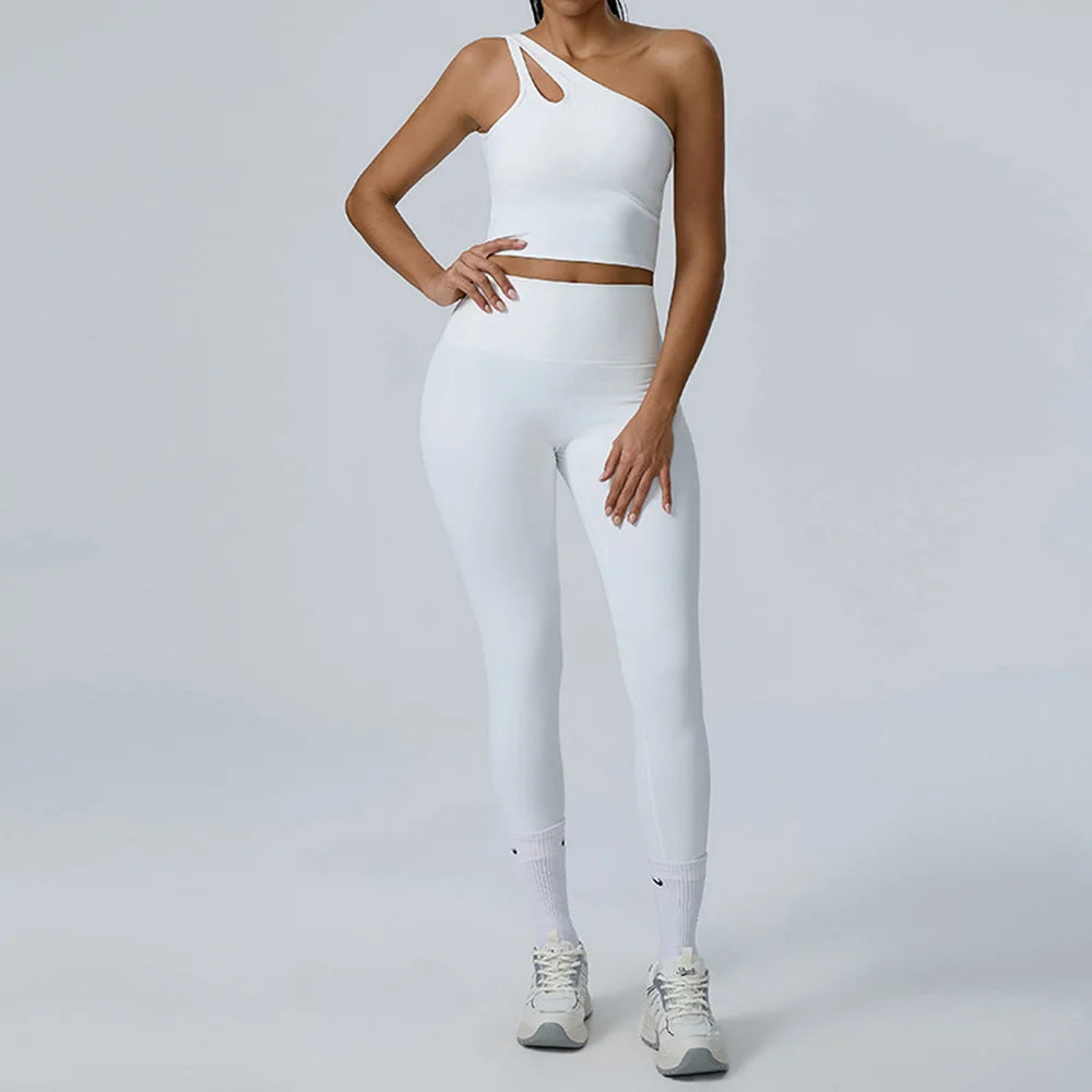 2PCS Seamless Yoga Women Sexy Set Athletic Wear