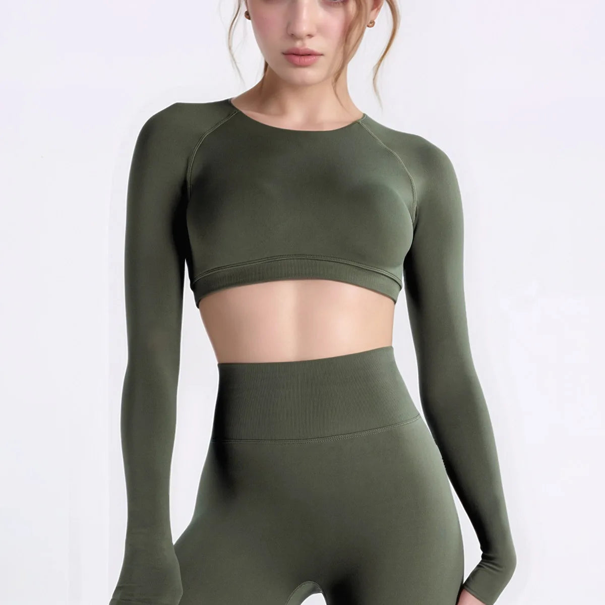 Long Sleeve Crop Top