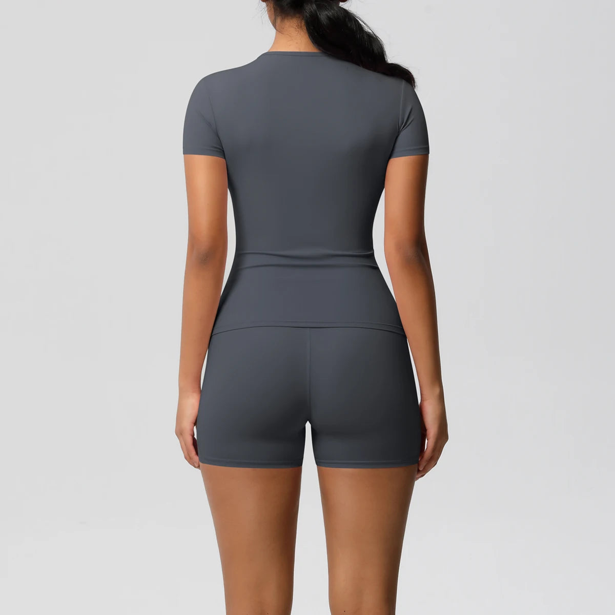 Workout Sportswear 2Pcs Yoga Shirt Push Up Workout Clothes