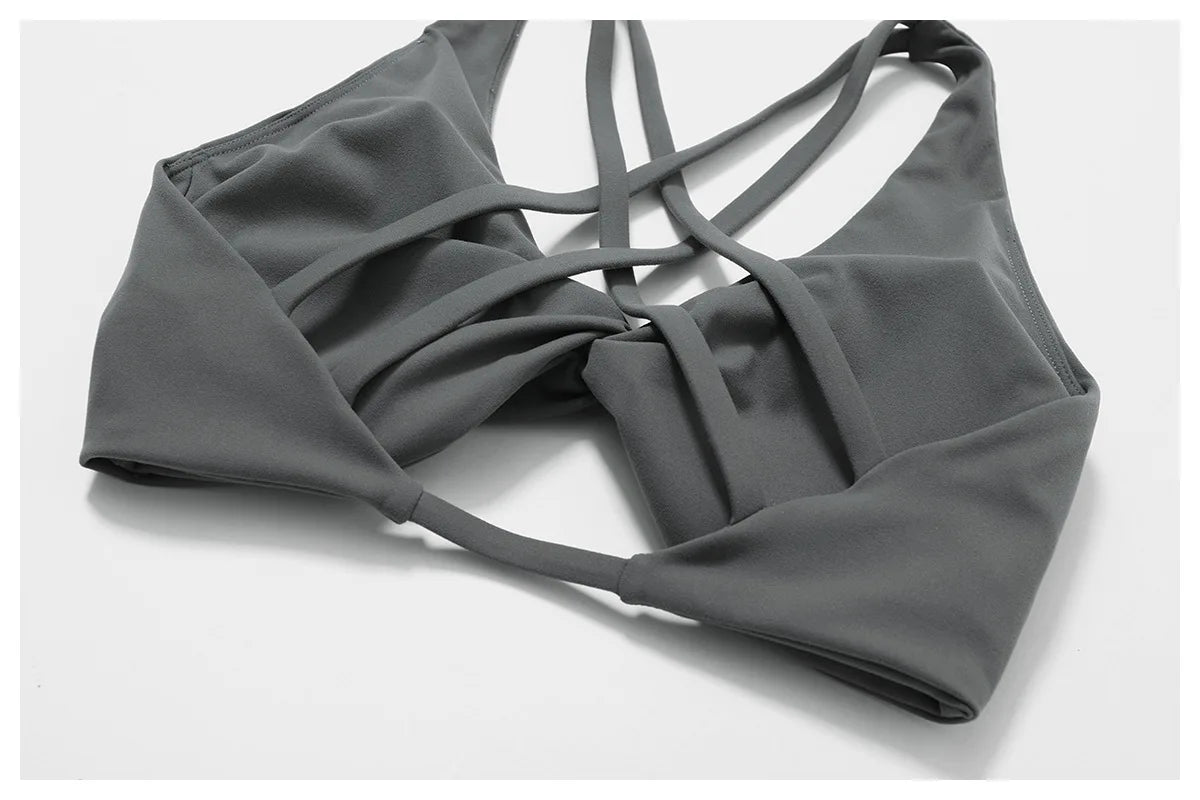 Yoga Set 2 Pieces Gym Set Workout Clothes for Women Seamless High Waist Leggings