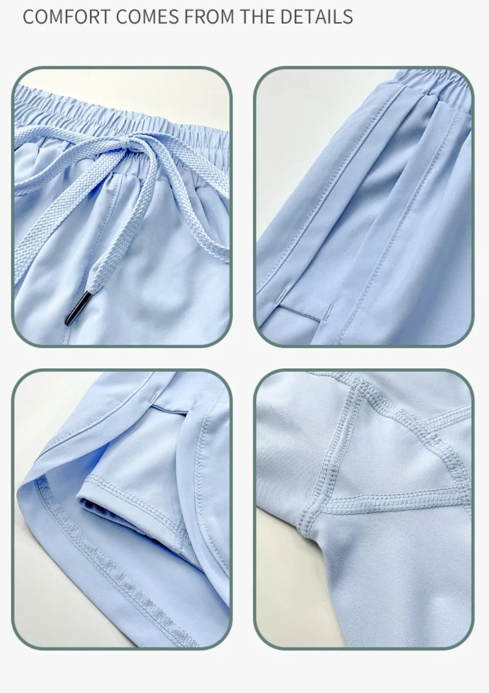 2 in 1 Women Running Shorts Yoga Clothes Fitness Elastic Summer Workout Female Jogging Leggings For Ladies Gym Sport Shorts
