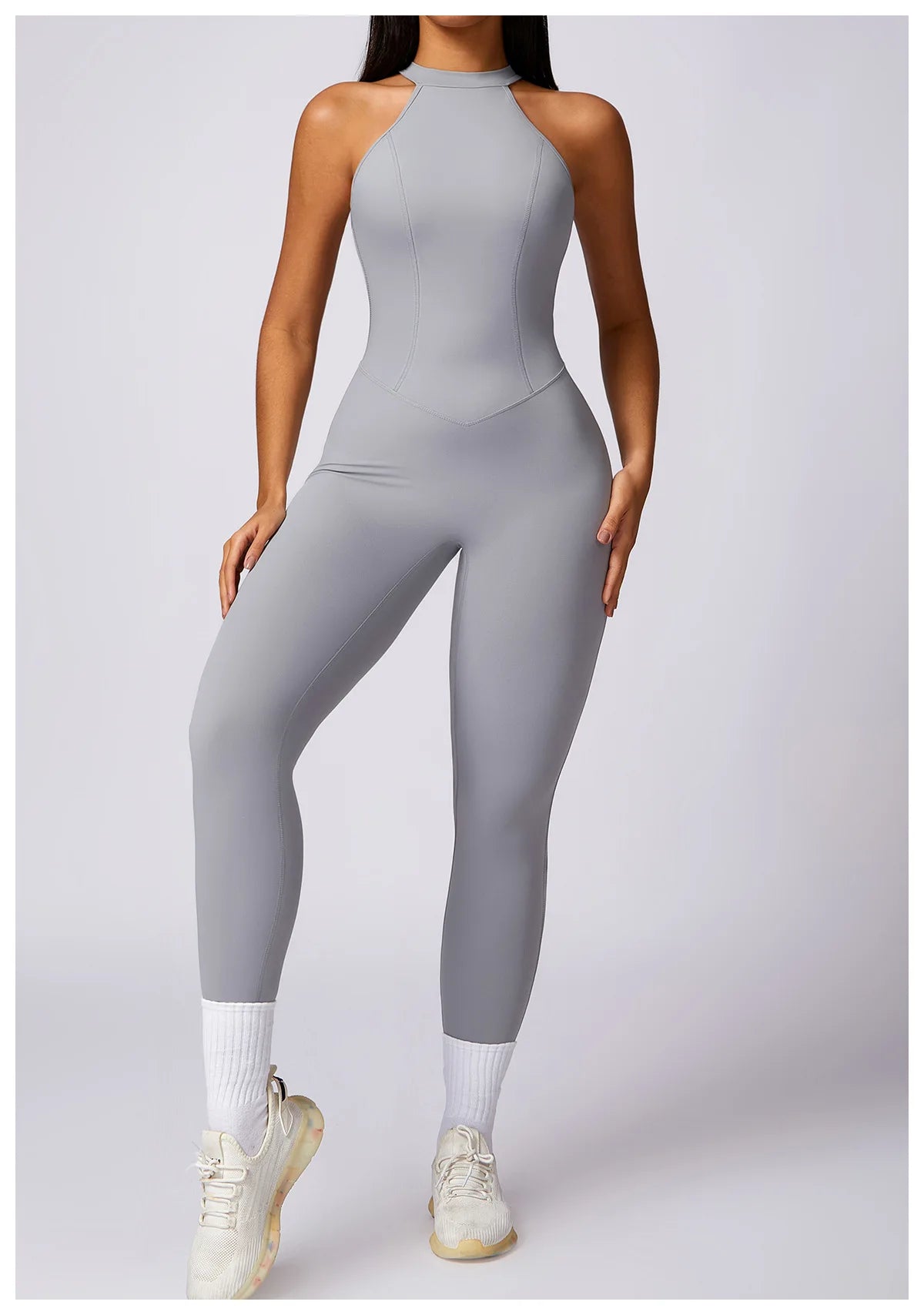 Romper Backless Set Workout Jumpsuit Fitness Bodysuit