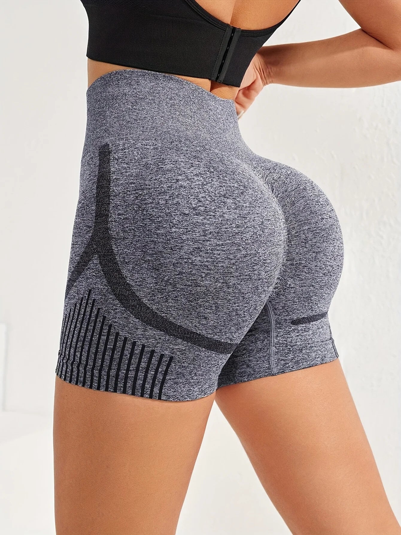 Women High Waist Yoga Shorts Push Up Fitness Gym Shorts Scrunch Butt Running Leggings Quick Dry Cycling Workout Sportswear