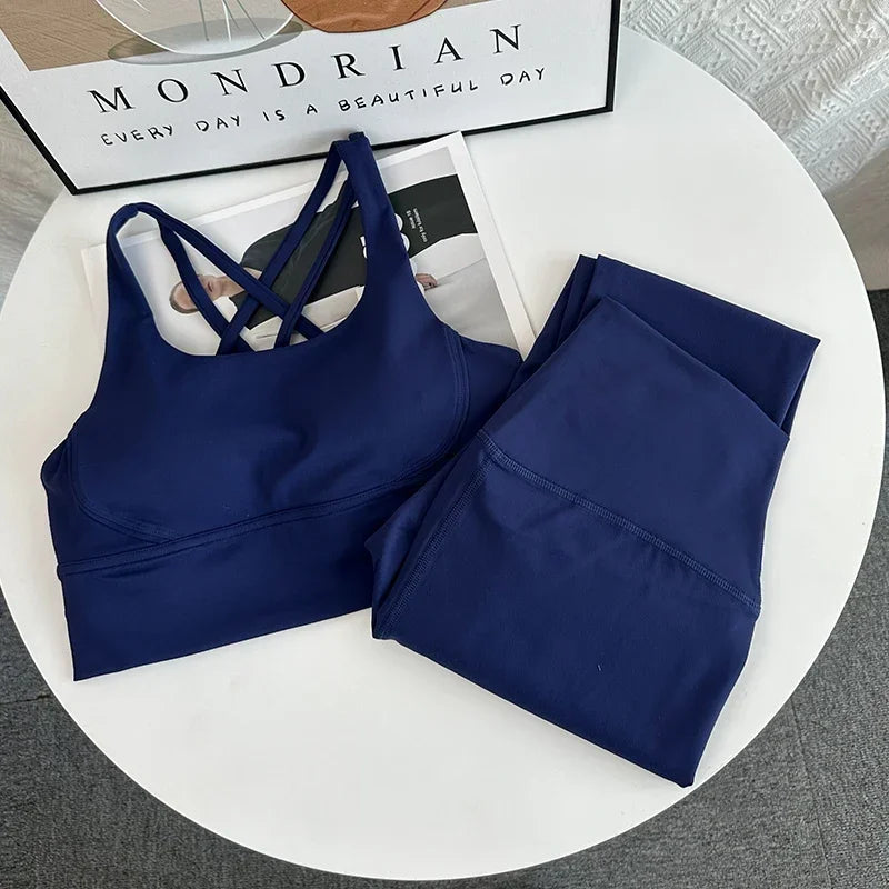 2 Piece Yoga Set Breathable Fitness