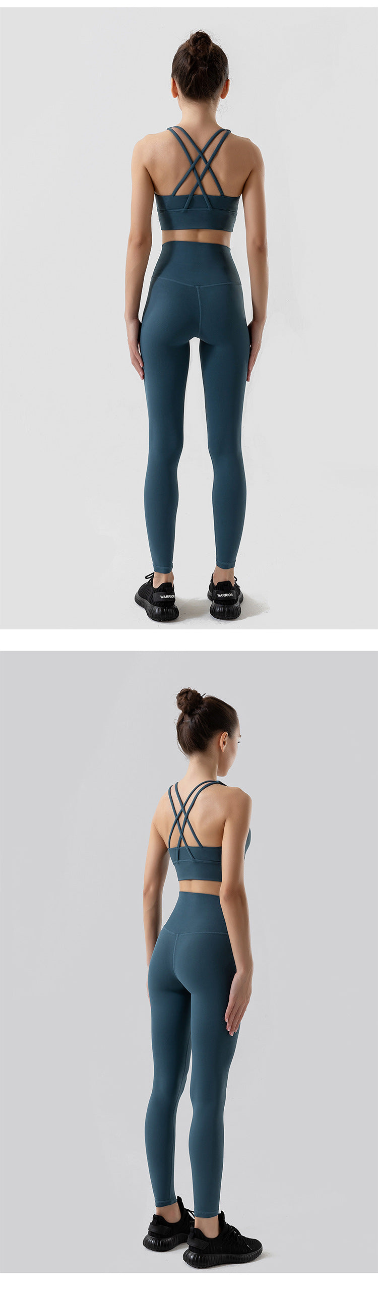 Sportswear Yoga Set Leggings and Tops Fitness