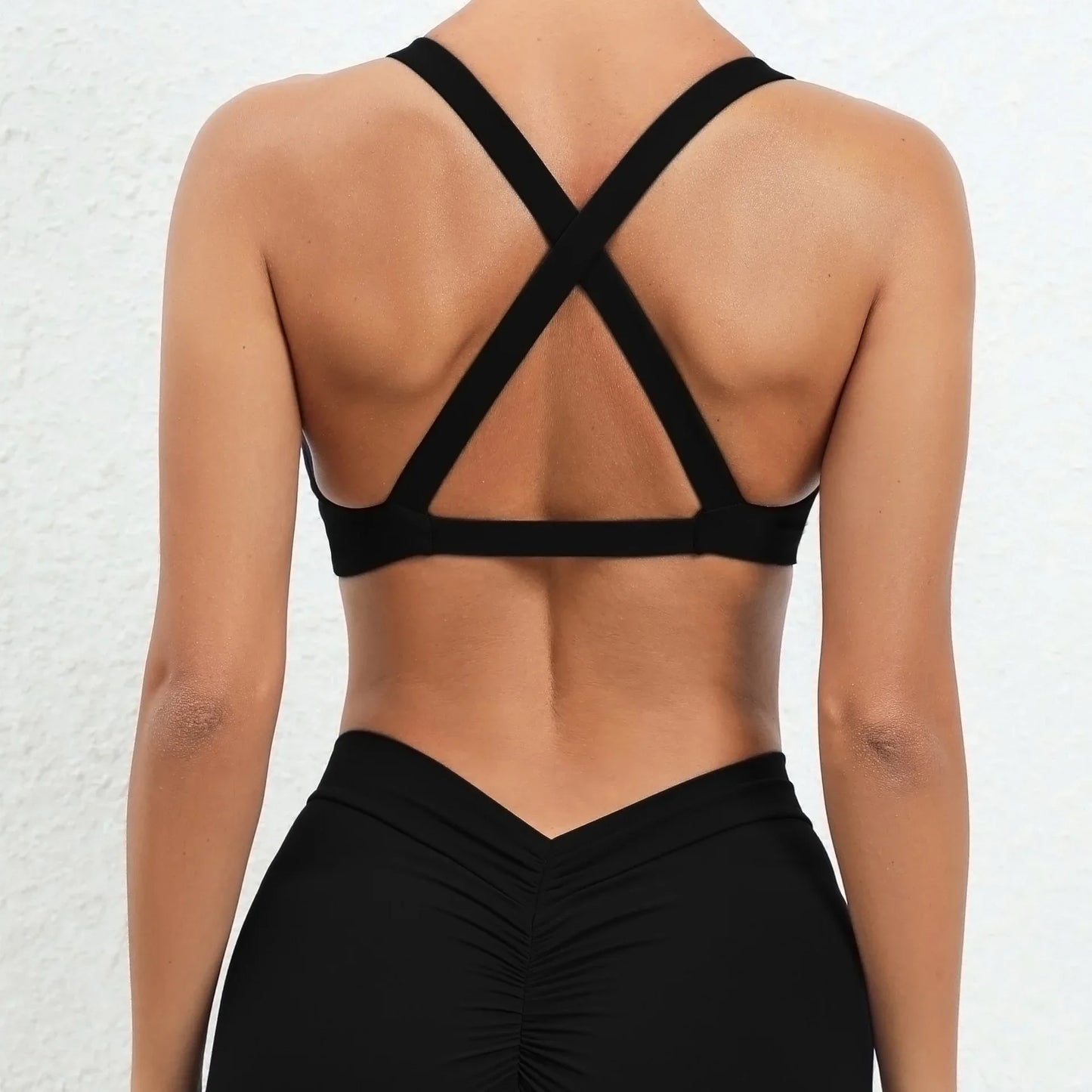 Sexy Deep V Sports Bra