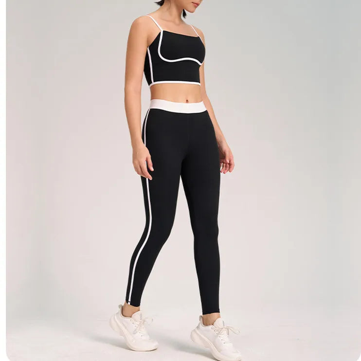 2PCS Sportswear Women Yoga Set Gym Sportswear Fitness
