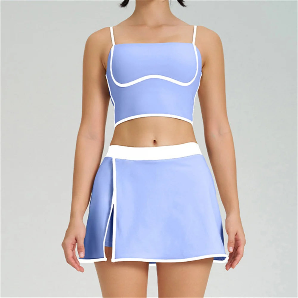 2PCS Sportswear Women Yoga Set Gym Sportswear Fitness