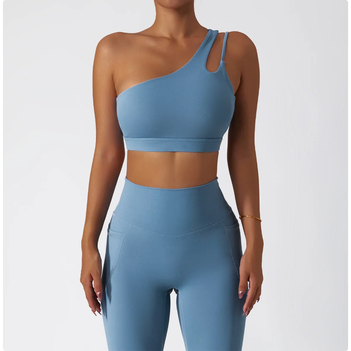 2PCS Seamless Women Tracksuit Yoga Set Workout Sportswear