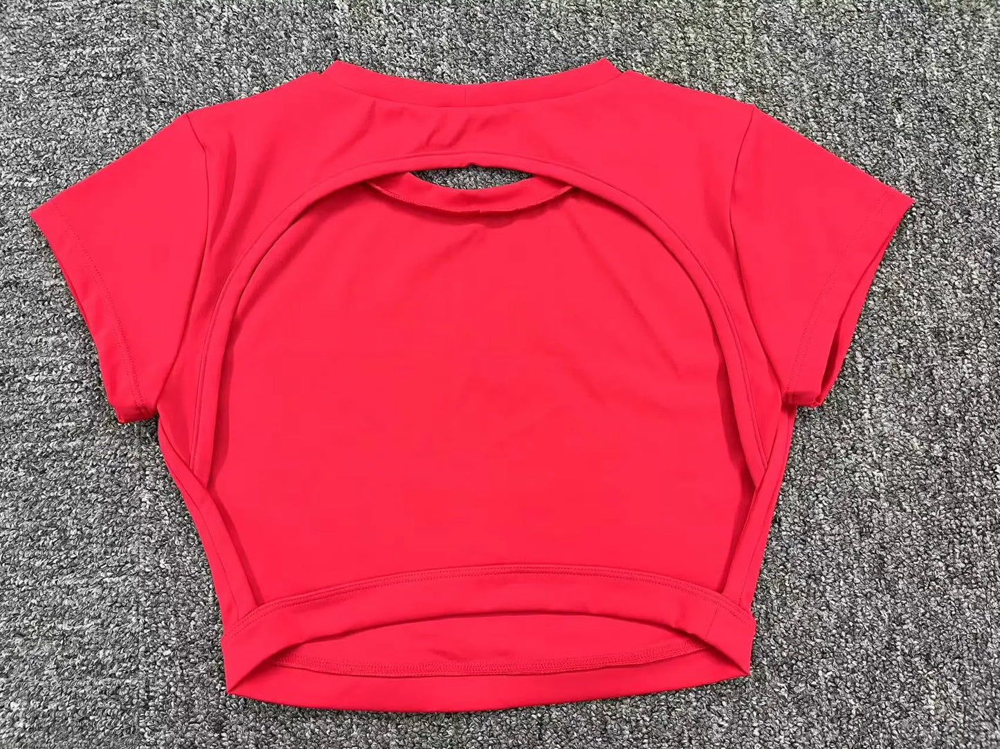 Backless Yoga Crop Top