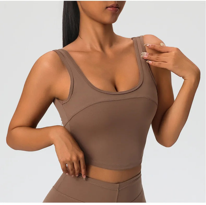 2 Pieces Women's High Quality Soften Yoga Set Sports Suit Gym Set