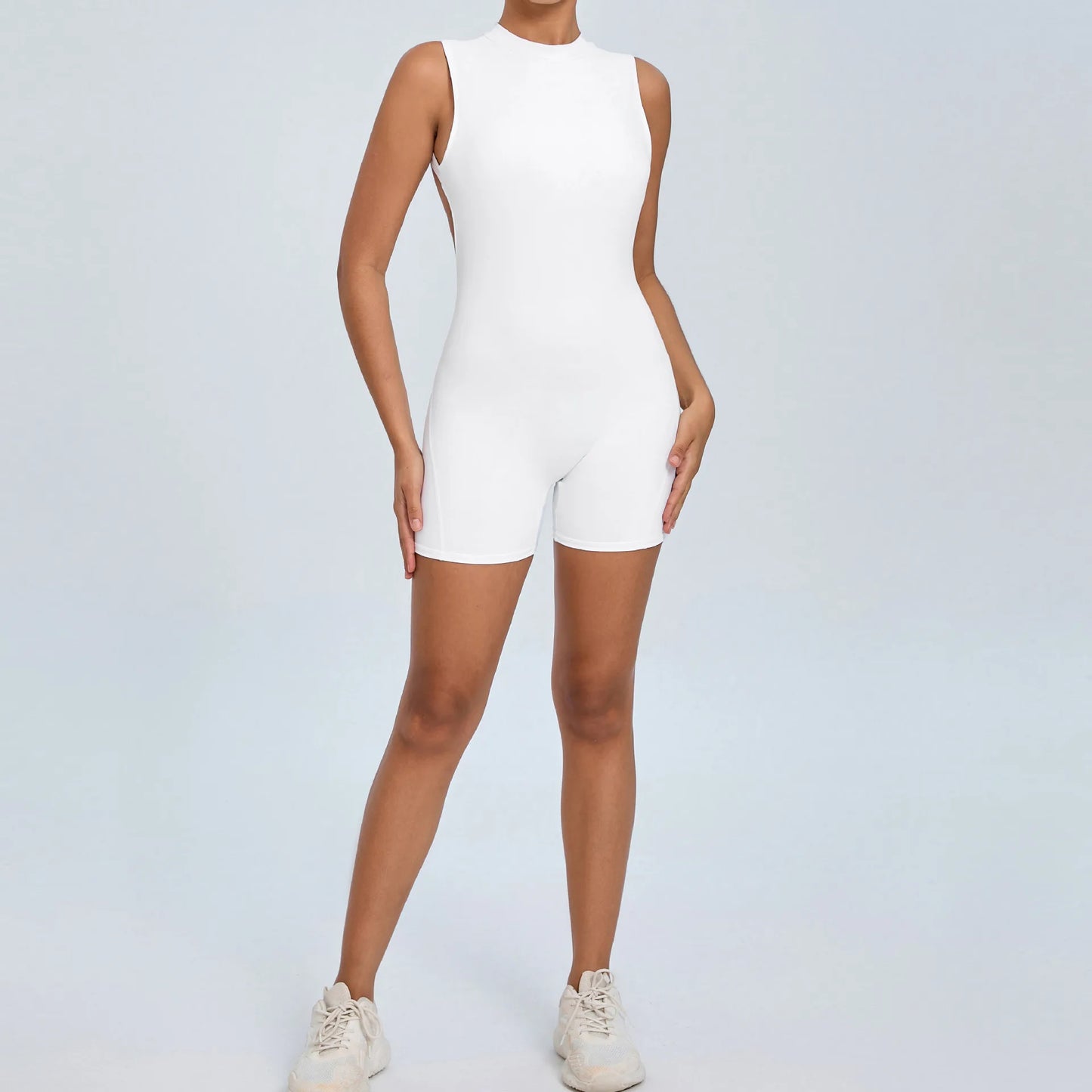 Backless Jumpsuit Women's Yoga Suit Short Sports
