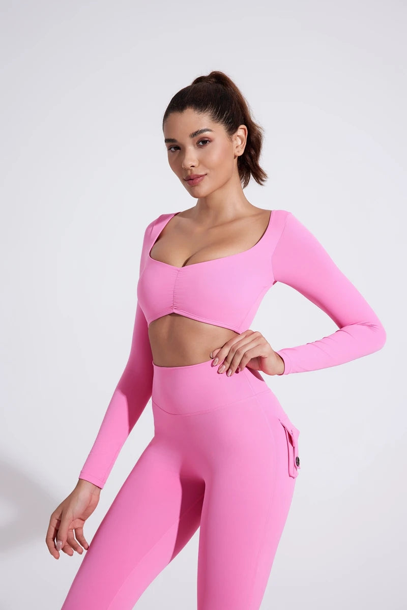 Long Sleeve Crop Top