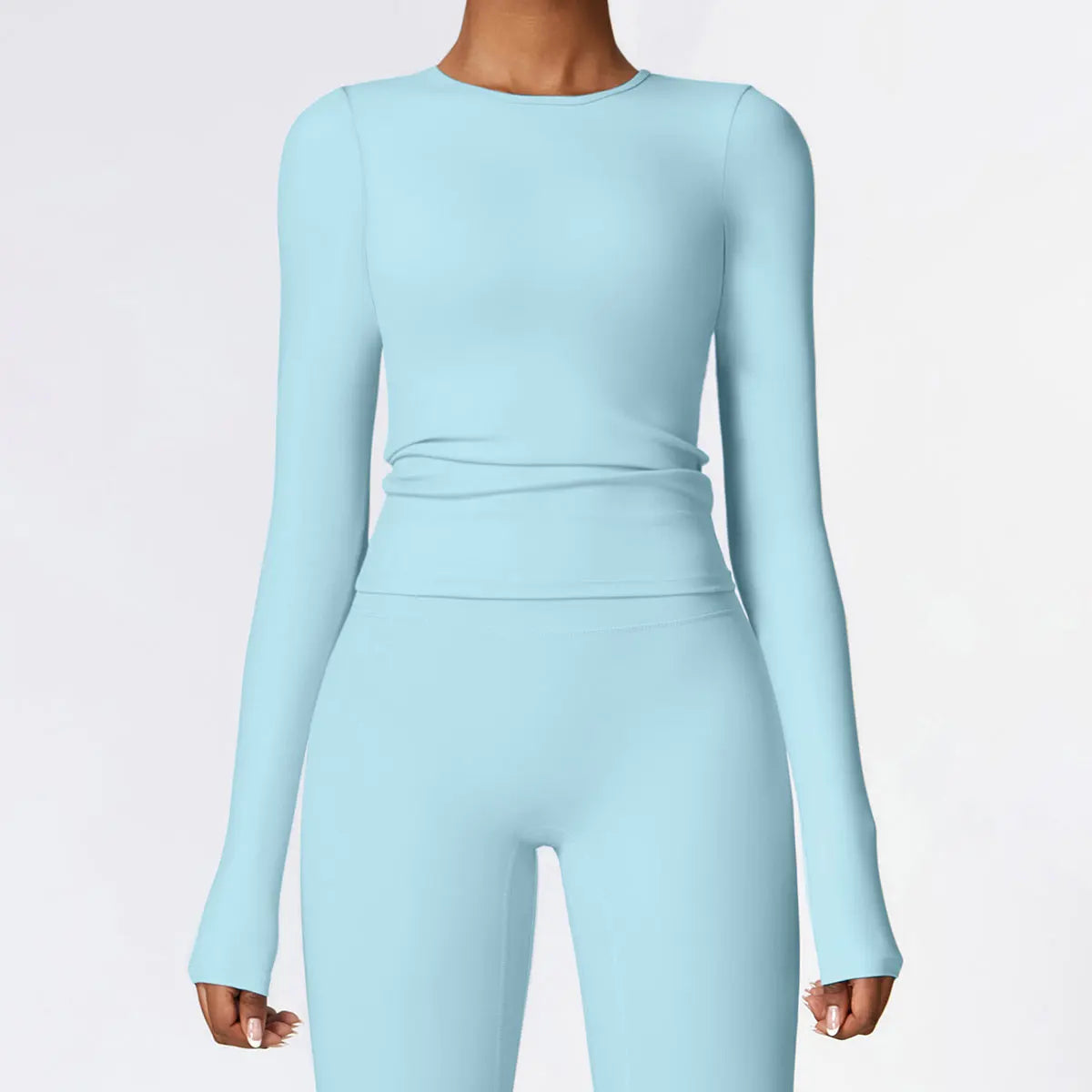 Long Sleeve Fitness Crop Top