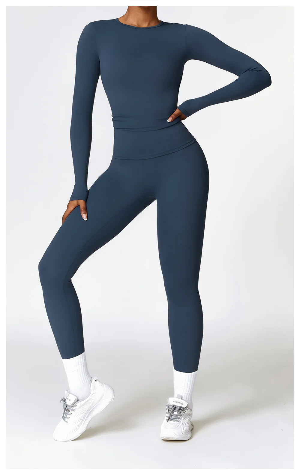 Long Sleeve Fitness Crop Top