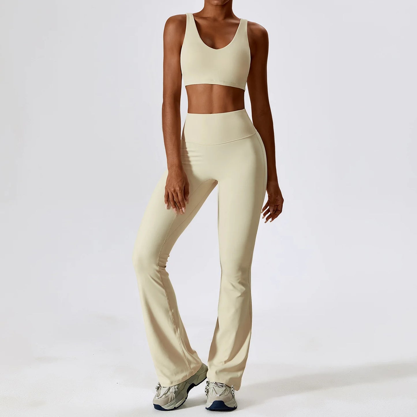 2 Pieces Women Tracksuit Yoga Set