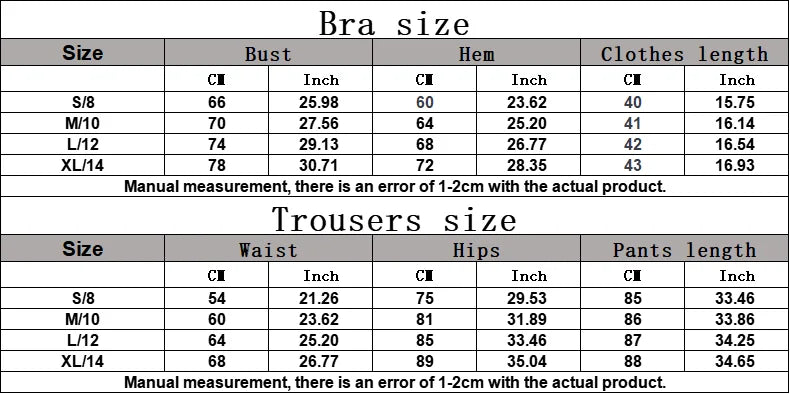 2 Pieces Women's High Quality Soften Yoga Set Sports Suit Gym Set