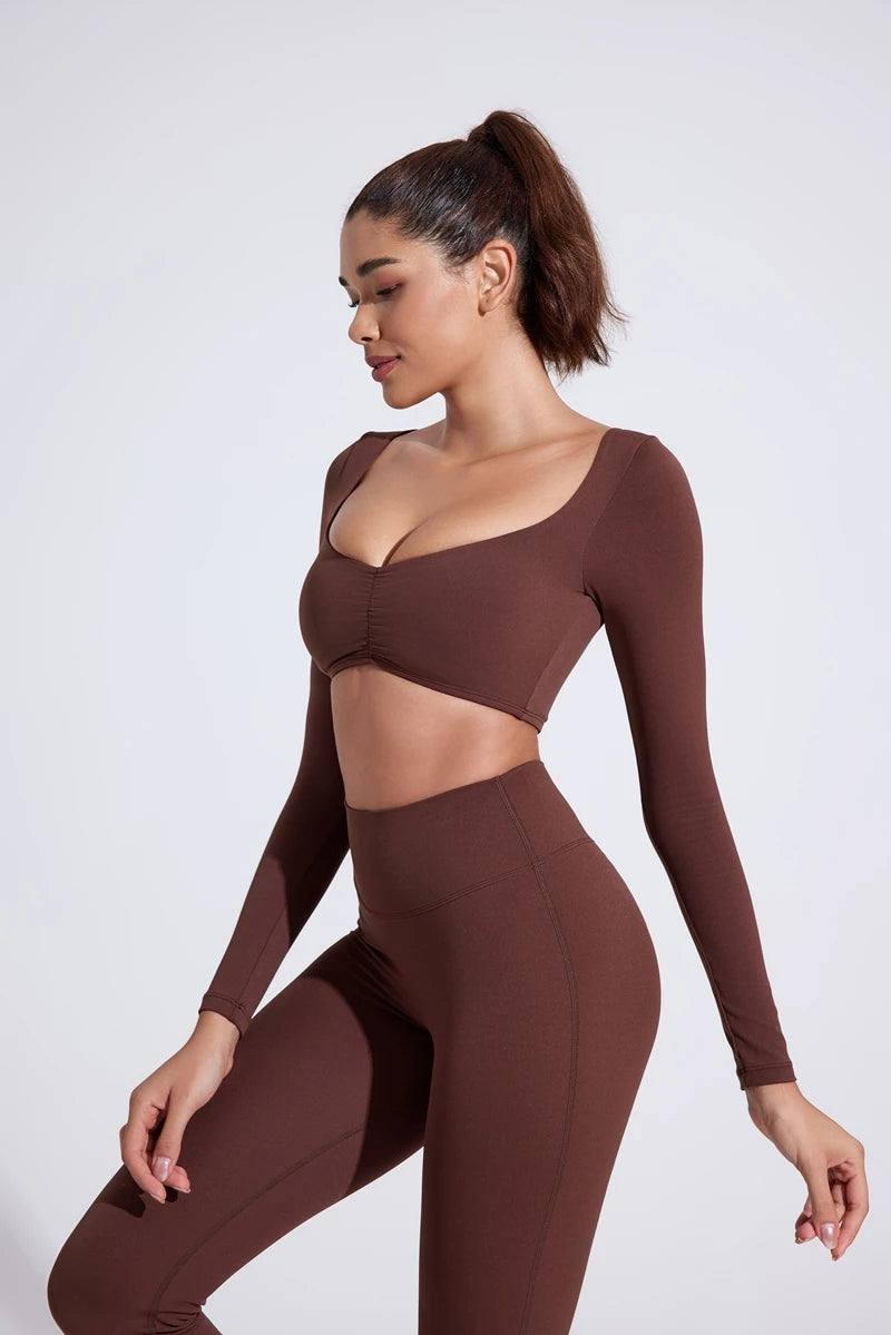 Long Sleeve Crop Top