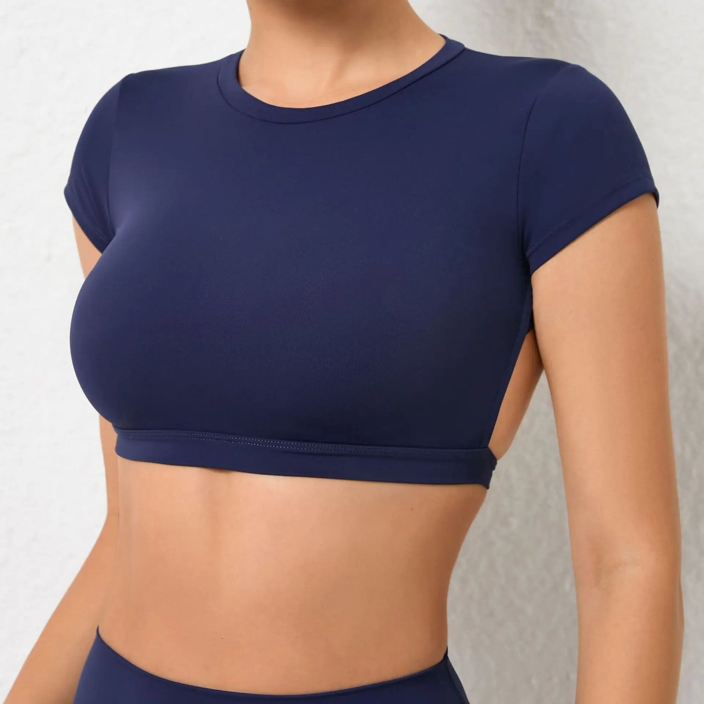 Backless Yoga Crop Top