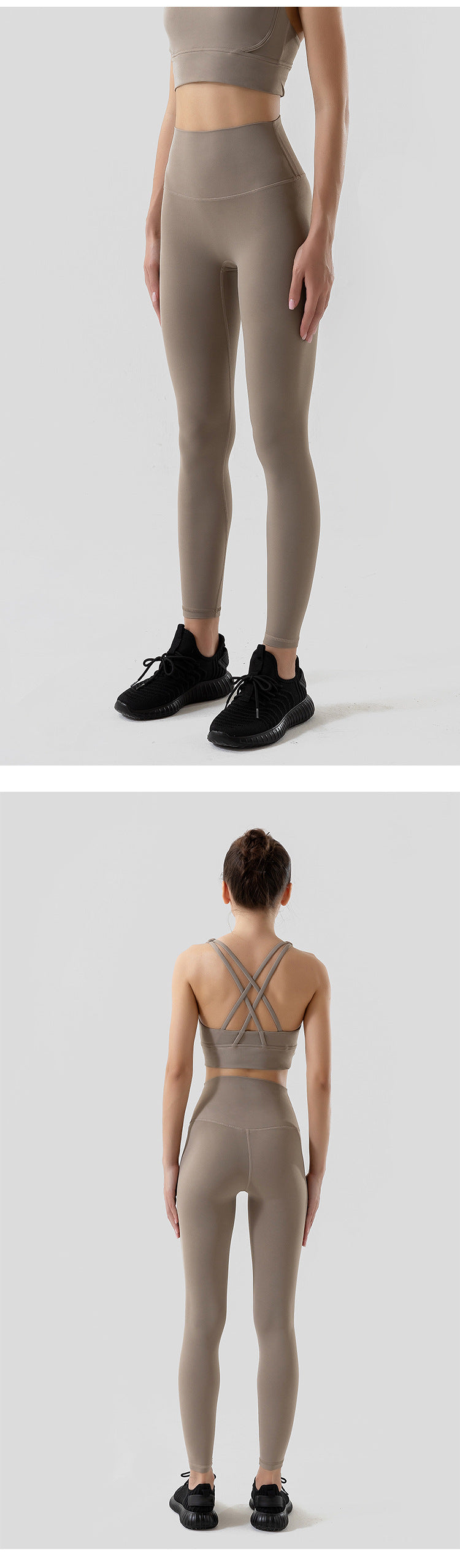 Sportswear Yoga Set Leggings and Tops Fitness