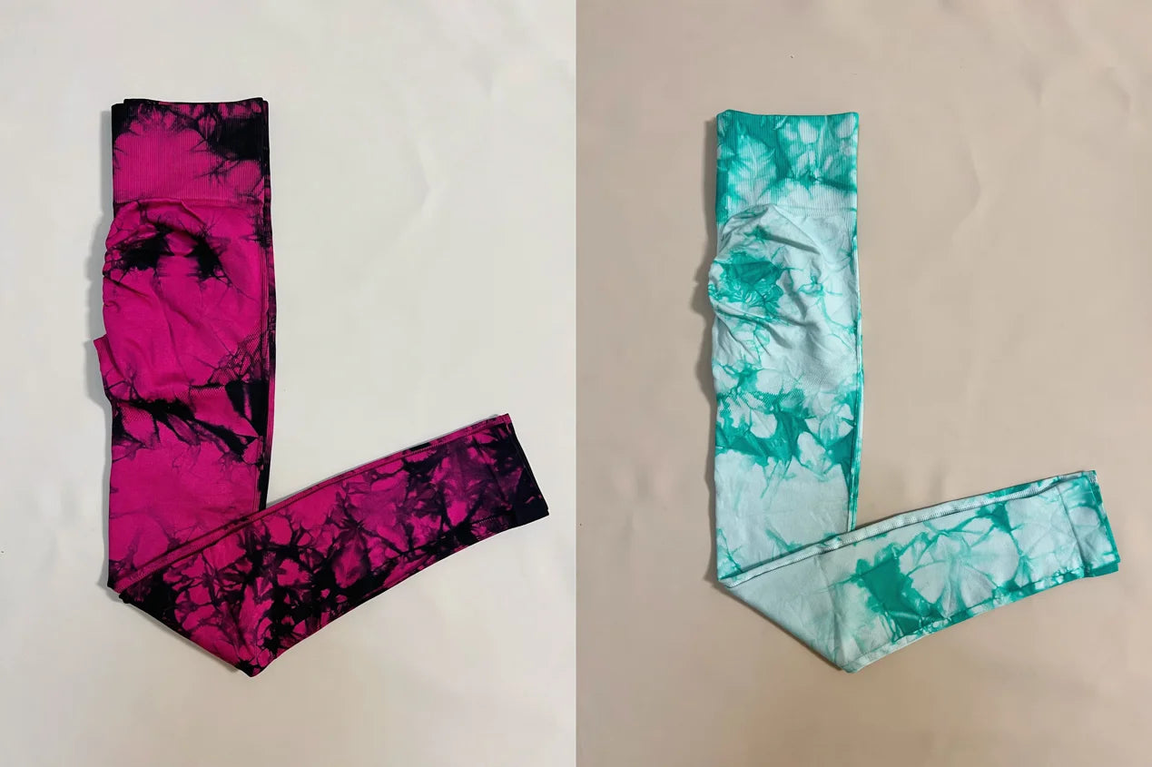 23 Colours Tie Dye Seamless Leggings Push Up